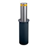 LED Warning Automatic Rising Hydraulic Bollards Airport Travel Height 6mm