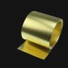 Buy cheap 0.01mm Durable Perforated Metal Roll Brass Coil Strip From Manufacturer from wholesalers
