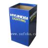 Buy cheap Simple Store Cardboard Square Dump Bin for Lighting Products from wholesalers