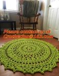 Handmade crochet rug, Acrylic blanket knit carpet, Hand knit blanket, rug,