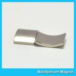 N52 Super Strong Neodymium Motor Magnets Nickel Coating Arc Shaped