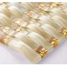 Buy cheap Crystal Glass Mosaic Bathroom Backsplash Tile For Washroom Arches Type from wholesalers