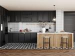 Manufacturer Cupboard Design Corner Freestanding Pantry Kitchen PVC Cabinets