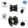 Buy cheap Round Single Sphere Expansion Joint Rubber DN25 DN3000 Flange Stainless Steel 304 316L from wholesalers