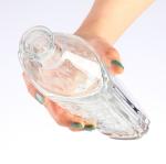Clear Customized Twist Pattern Liquor Spirit Wine Brandy Bourbon Tequila Glass