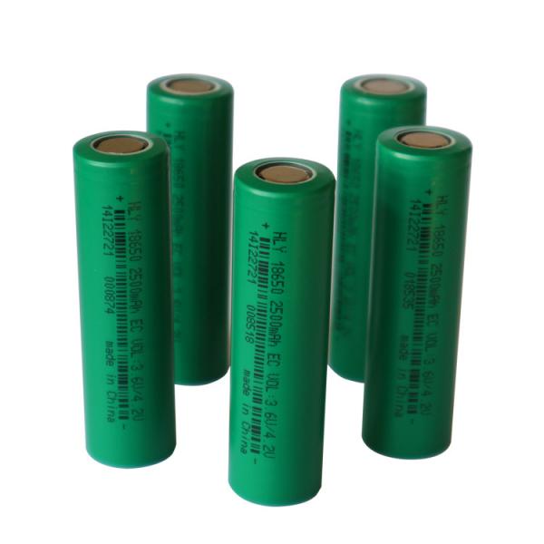 Buy cheap High Power 18650 Lithium Ion Battery 3.6v 2500mah Cells For Flashlight from wholesalers