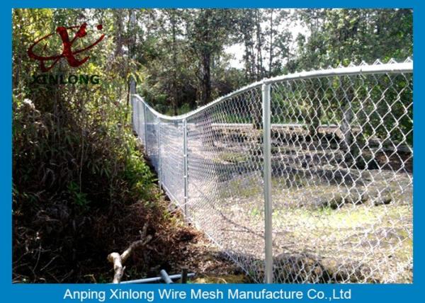 Buy cheap Hot Dipped Galvanized Chain Link Fencing , Chain Link Wire Fence For Park from wholesalers