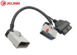 RP1226 Gray 14 Pin Male To RP1226 Female And 16 Pin OBD2 OBDII Female Splitter Y