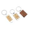 Buy cheap Bamboo Beechwood Wooden Engraved Keychain Sublimation Zinc Alloy Blank Keyring from wholesalers