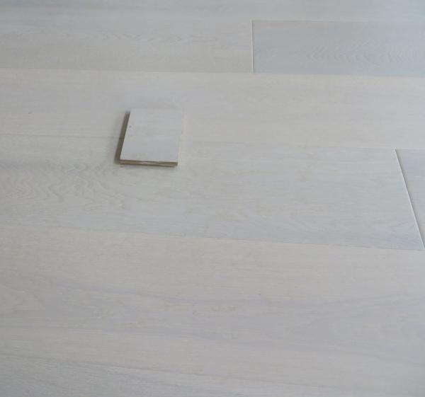 Buy cheap White Stained Russian Oak engineered hardwood flooring, premium AB grade from wholesalers