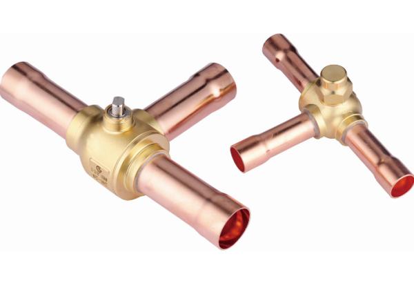Buy cheap Temperature Resistant 3 Way Brass Ball Valve For Refrigerants DN4~DN100 from wholesalers