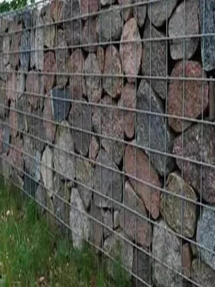 Blast Resistant Wall Airport Barrier Mesh Galvanized Electric Welding Gabion Net Flood Prevention