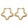 Buy cheap Gold Open Frame Star Earrings Dainty Geometric Earrings Wearable For Everyday from wholesalers