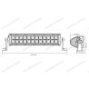 Buy cheap 13.5 Inch 72W Cree Double Row LED Light Bar 10 - 30V 6000K PC Lens Anti Corrosion from wholesalers