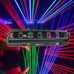 American Music Dj Equipment 6 Head RGB Laser Moving Bar Lights