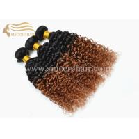 Buy cheap Hot 18" Curly Ombre Hair Extensions for Sale, 45 CM 2 Tone Colour Curly Ombre product
