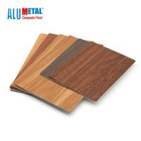 Buy cheap 0.05mm 6061 Textured Wood Finish Aluminium Composite Panel Plate 5000mm product