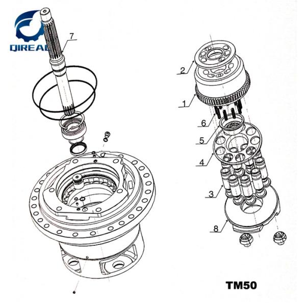 Buy cheap Hydraulic Travel Motor Assy TM09 TM10 TM18 TM22 TM30 TM40 TM50 TM60 Final Drive Motor from wholesalers