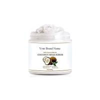 Buy cheap Anti Aging Moisturizing Body Scrub , Whitening Exfoliator Organic Coconut Milk product