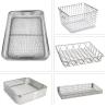Buy cheap Stainless Steel 2.5mm Wire Mesh Storage Baskets Kitchen Picnic Metal Electroplate from wholesalers