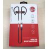 Buy cheap 92dB 16ohm Auto On/Off Magnetic Sport Bluetooth Earphones For Music from wholesalers
