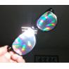 Buy cheap PC plastic black frame colorful 3d fireworks glasses disposable for party from wholesalers