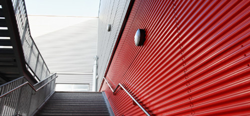 Z100 0.45*1250 Painted Color coated Galvanized Orange RAL Wall Cladding Panels Corrugated Roof Panels Sheet Metal Tile