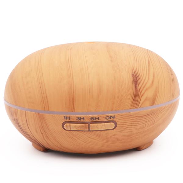 Buy cheap 300ml Wood Grain Ultrasonic Air Humidifier / Home Colorful Night Light Diffuser from wholesalers