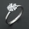 Buy cheap Freshwater Pearl Engagement Rings Jewellery With V Shape Blank Design from wholesalers