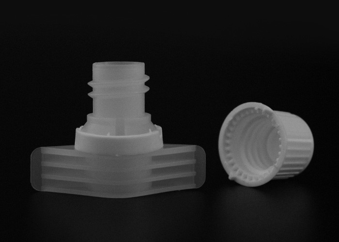 9.6mm Single Gap HDPE Plastic Nozzle And Cap For Drinking Doypack