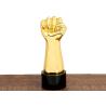 Buy cheap Fist Shape Resin Trophy Cup Gold Electroplated For Outstanding Staff / Employees from wholesalers