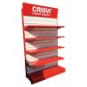 Buy cheap Factory customized color size metal heavy duty minimarket blue shelves wall shelves for cosmetics display gondola from wholesalers