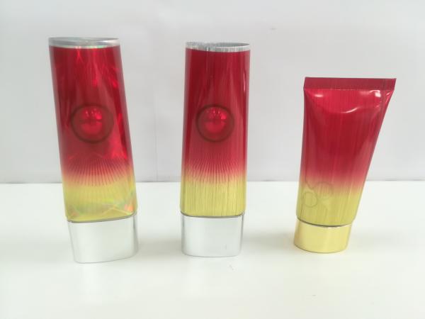 Buy cheap Holographic Aluminum Barrier Laminated Cosmetic Oval Tube Prolate Cat Eyes 3D Lens from wholesalers