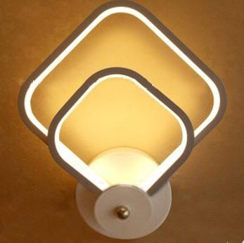 Buy cheap Wall Lamp Black Acrylic Iron Cool White Aluminum Creative Corrior Lamp from wholesalers