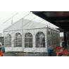 Buy cheap Hot - DIP Galvanized PVC Canopy Tent White 6 x 12m With Transparent Church Windows from wholesalers