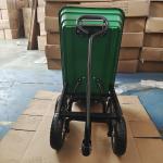 Single Handle Garden Dump Truck 10 Inch 350-4 Pneumatic Tire Wheels 75L Capacity