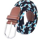 Fashionable No Buckle Elastic Braided Belt Woven Mens Zinc Weave