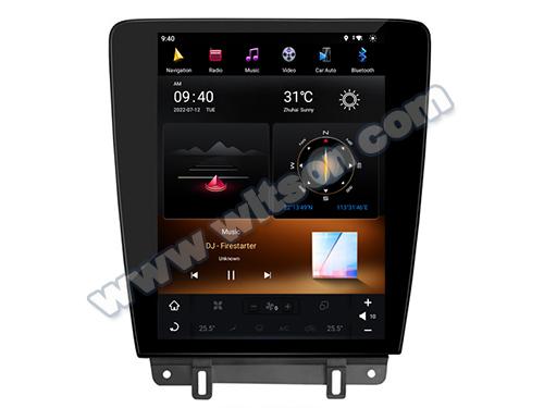 Buy cheap 12.1" Screen Tesla Vertical Android Screen For Ford Mustang 2009-2014 Car Multimedia Stereo from wholesalers