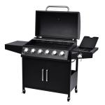 Outdoor Kitchen Cooking 6 1 Burners Gas Grills with Side Burner CE/TUV/LFGB