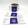 Buy cheap PVC Custom Food Label Sticker Self Adhesive WaterProof Health from wholesalers