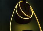 No Dark Spot 6 x 12mm Flexible LED Strip Light / Silicone Neon Rope Light Lemon