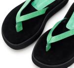 Buy cheap Customized BSCI Womens Thick Sole Slippers EVA Shoes With Rubber Bottoms from wholesalers
