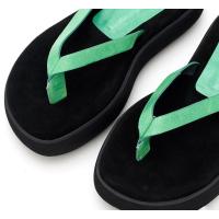 Buy cheap Customized BSCI Womens Thick Sole Slippers EVA Shoes With Rubber Bottoms product