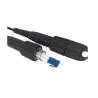 Buy cheap FTTH PDLC IP67 PA66 LC UPC Optical Fiber Optic Waterproof Connector with PA66 from wholesalers