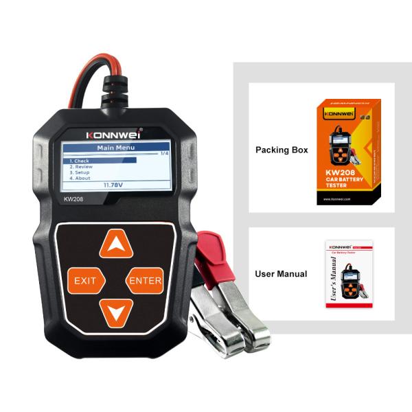 Buy cheap 100-2000CCA Konnwei Kw208 Lead Acid Battery Tester For 12V Car from wholesalers
