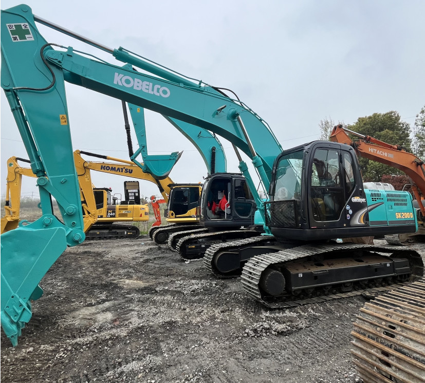 SK200D Kobelco Second Hand Crawler Excavator With 0.93m3 Bucket Capacity