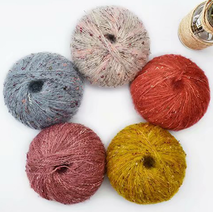 Recyclable Chunky Cotton Acrylic Blend Yarn Multipurpose Practical
