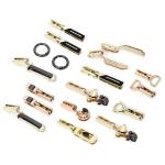 Jackets Silver Zipper Puller Metal Zinc Alloy Breakproof ISO9001