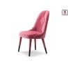 Buy cheap Upholstered Velvet Wood Dining Chair Commercial Furniture With Patterned Backrest from wholesalers