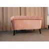Buy cheap Vintage style tufted button sofa wing sofa with velvet fabric living room furniture wooden sofa from wholesalers